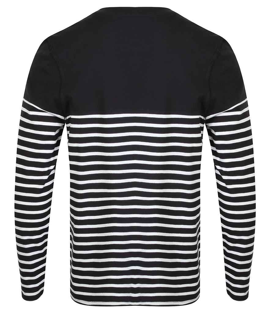 Front Row Unisex Long Sleeve Breton Striped T-Shirt Front Row Unisex Long Sleeve Breton Striped T-Shirt