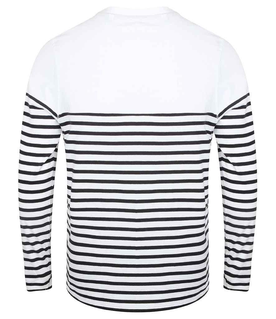 Front Row Unisex Long Sleeve Breton Striped T-Shirt