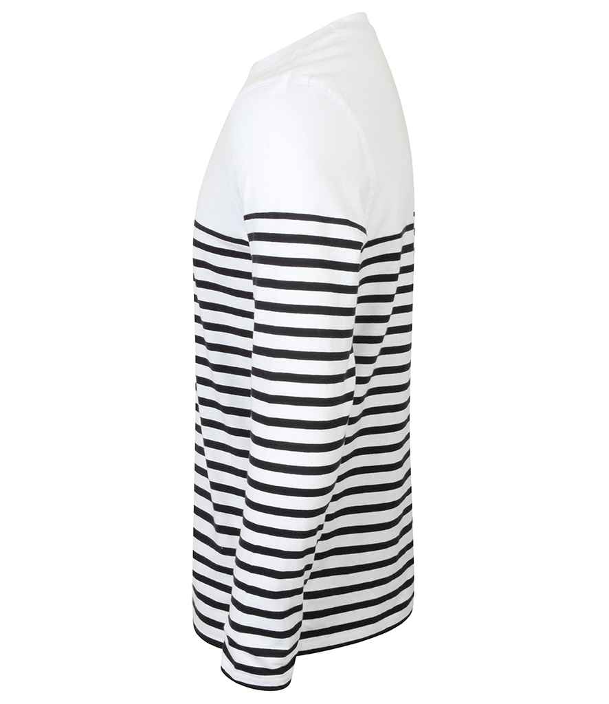 Front Row Unisex Long Sleeve Breton Striped T-Shirt Front Row Unisex Long Sleeve Breton Striped T-Shirt
