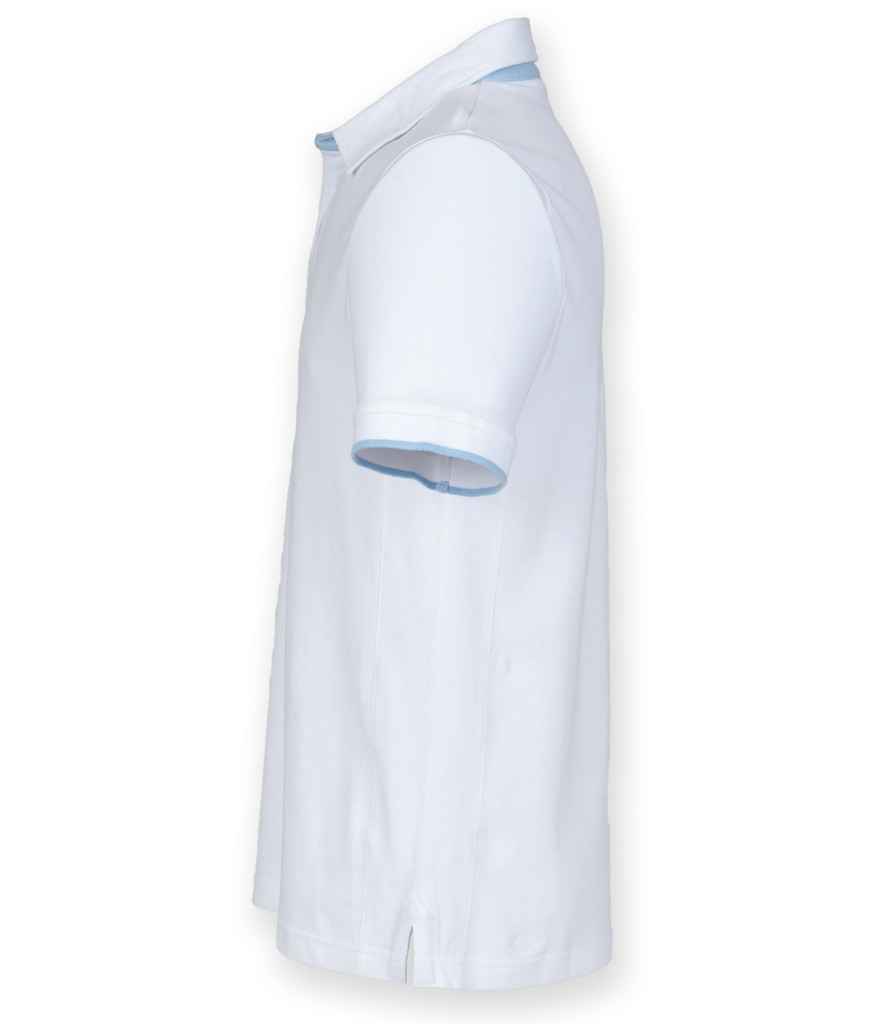 Front Row Contrast Cotton Piqué Polo Shirt Front Row Contrast Cotton Piqué Polo Shirt