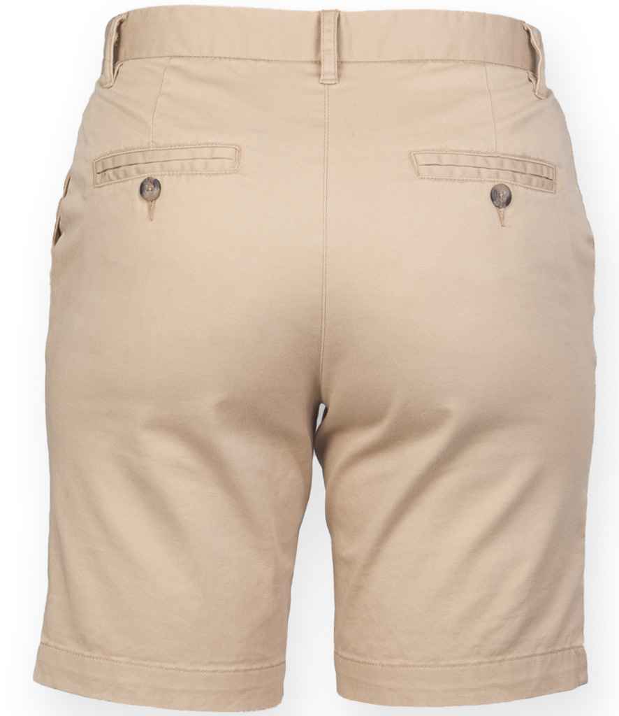 Front Row Ladies Stretch Chino Shorts Front Row Ladies Stretch Chino Shorts