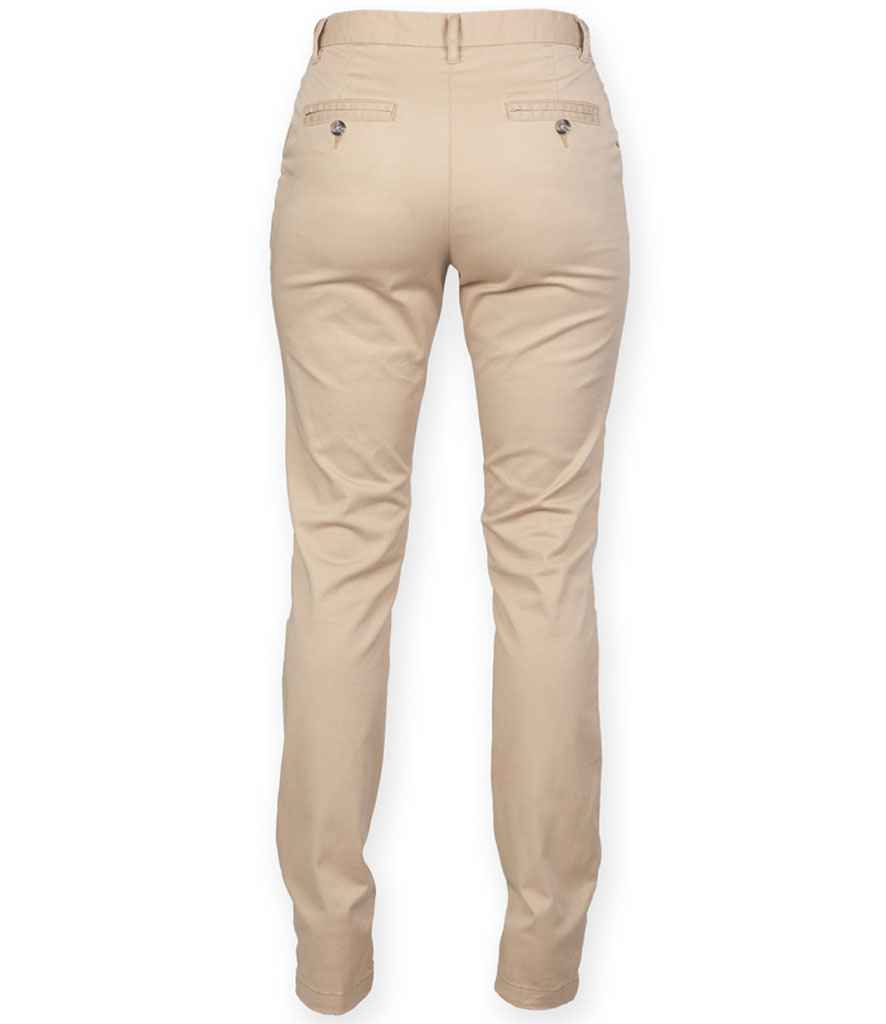 Front Row Ladies Stretch Chino Trousers Front Row Ladies Stretch Chino Trousers