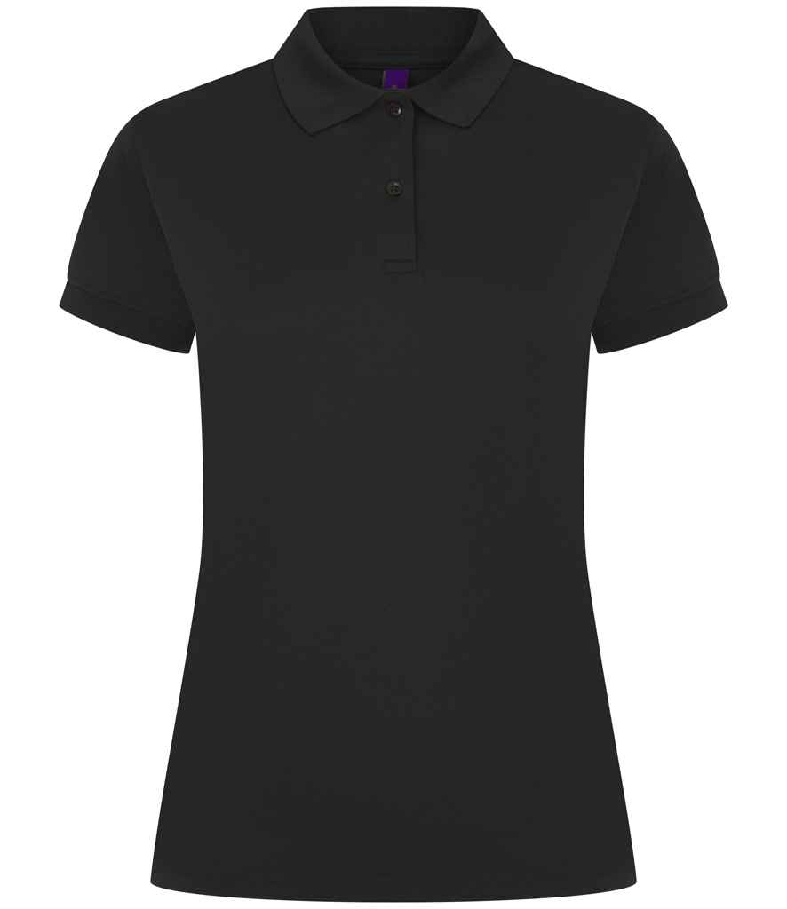 Henbury Ladies Coolplus? Wicking Pique Polo Shirt