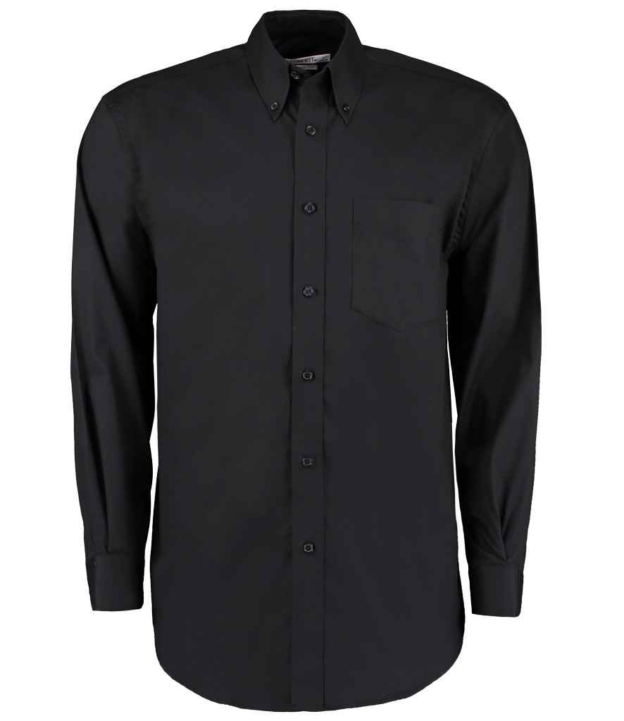 Kustom Kit Premium Long Sleeve Classic Fit Oxford Shirt