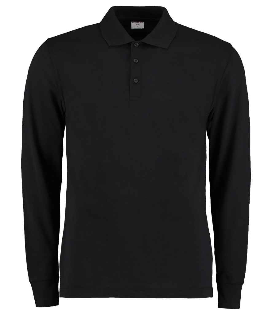 Kustom Kit Long Sleeve Poly/Cotton Pique Polo Shirt