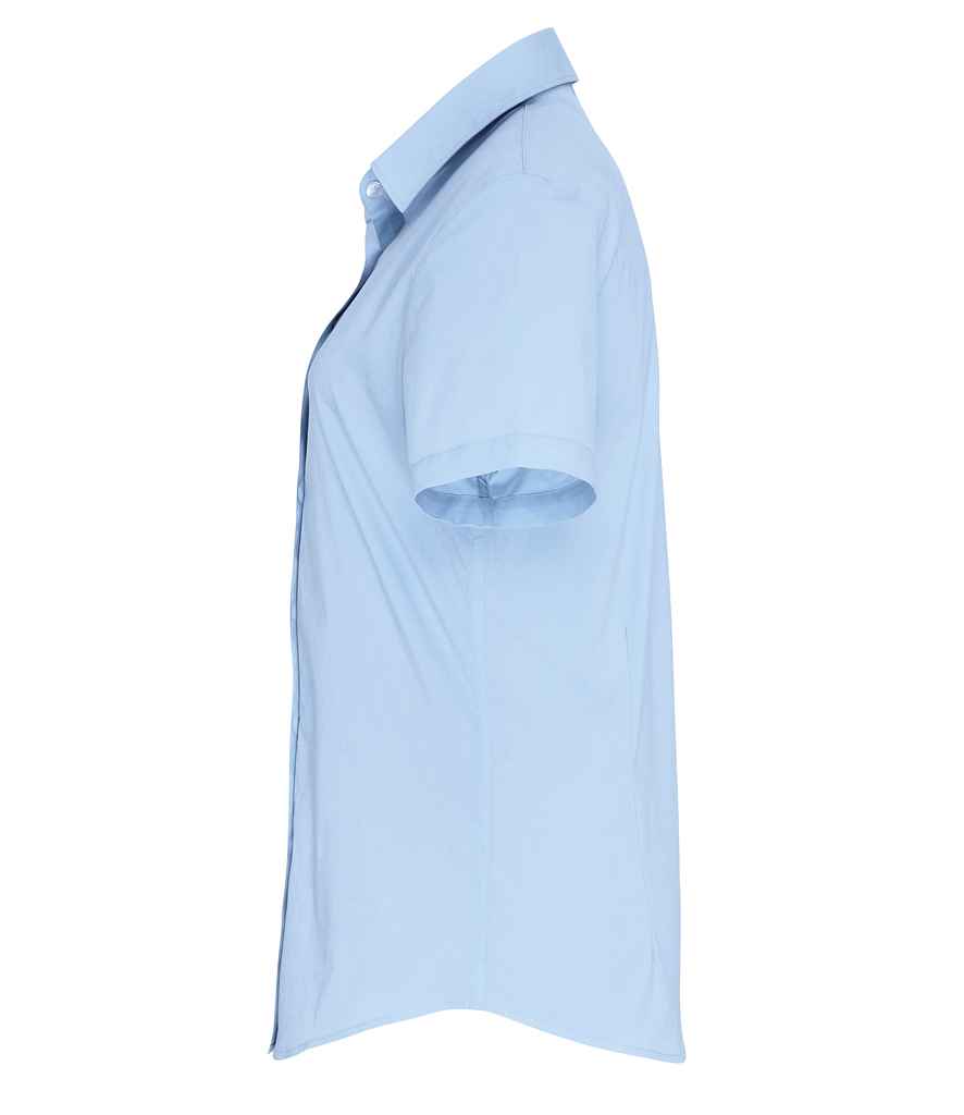 Premier Ladies Short Sleeve Stretch Fit Poplin Shirt Premier Ladies Short Sleeve Stretch Fit Poplin Shirt