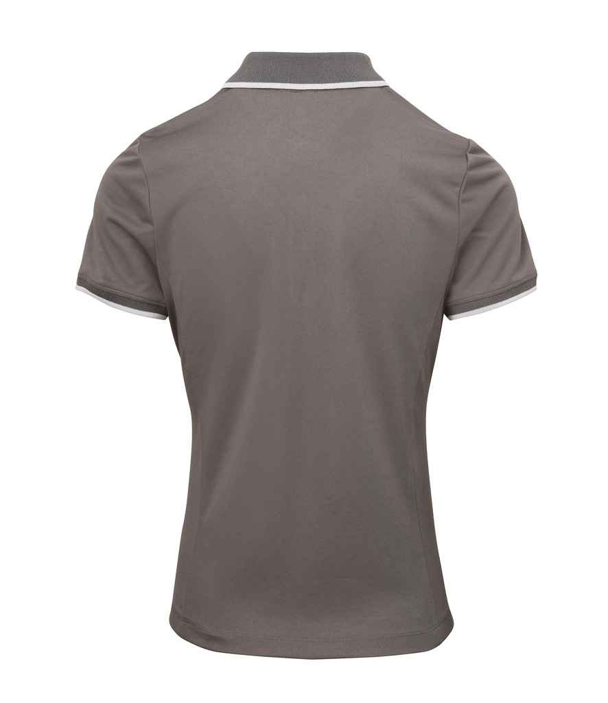 Premier Ladies Contrast Coolchecker® Piqué Polo Shirt Premier Ladies Contrast Coolchecker® Piqué Polo Shirt