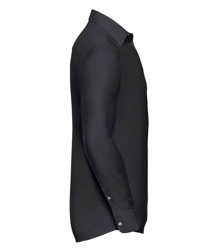 Russell Collection Long Sleeve Tailored Oxford Shirt Russell Collection Long Sleeve Tailored Oxford Shirt