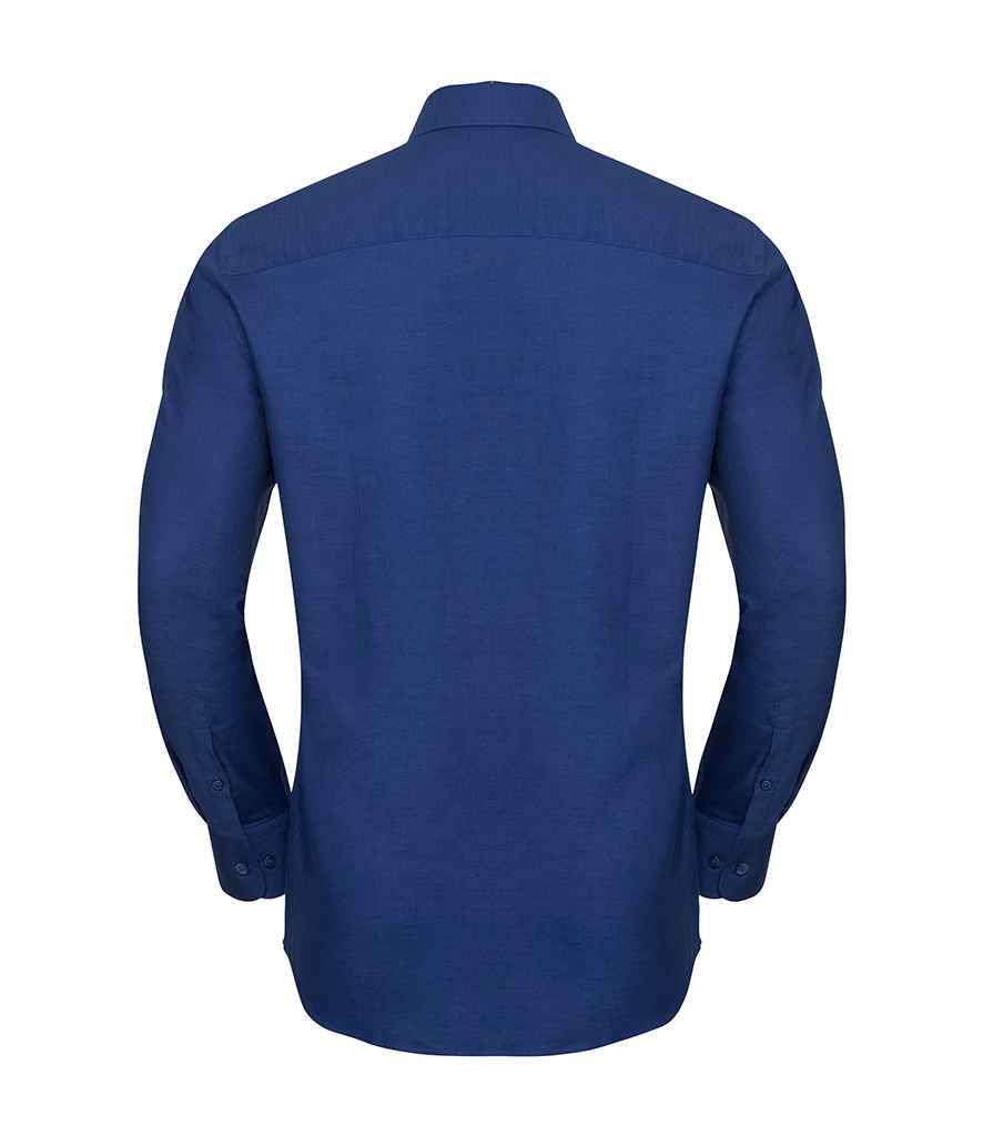 Russell Collection Long Sleeve Tailored Oxford Shirt Russell Collection Long Sleeve Tailored Oxford Shirt