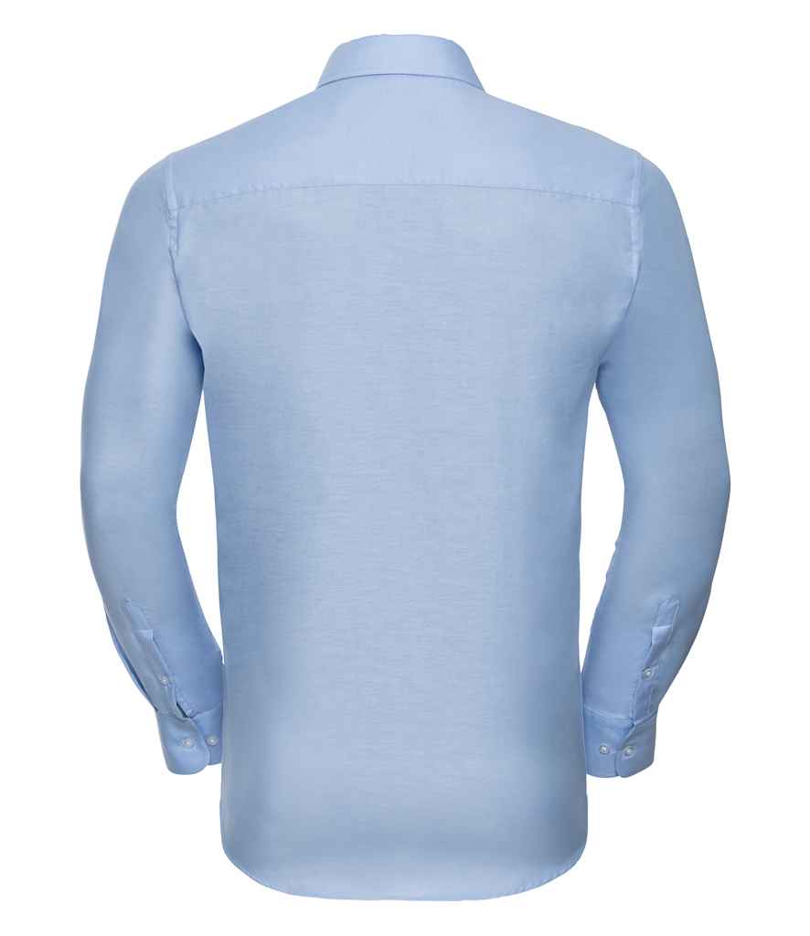 Russell Collection Long Sleeve Tailored Oxford Shirt Russell Collection Long Sleeve Tailored Oxford Shirt