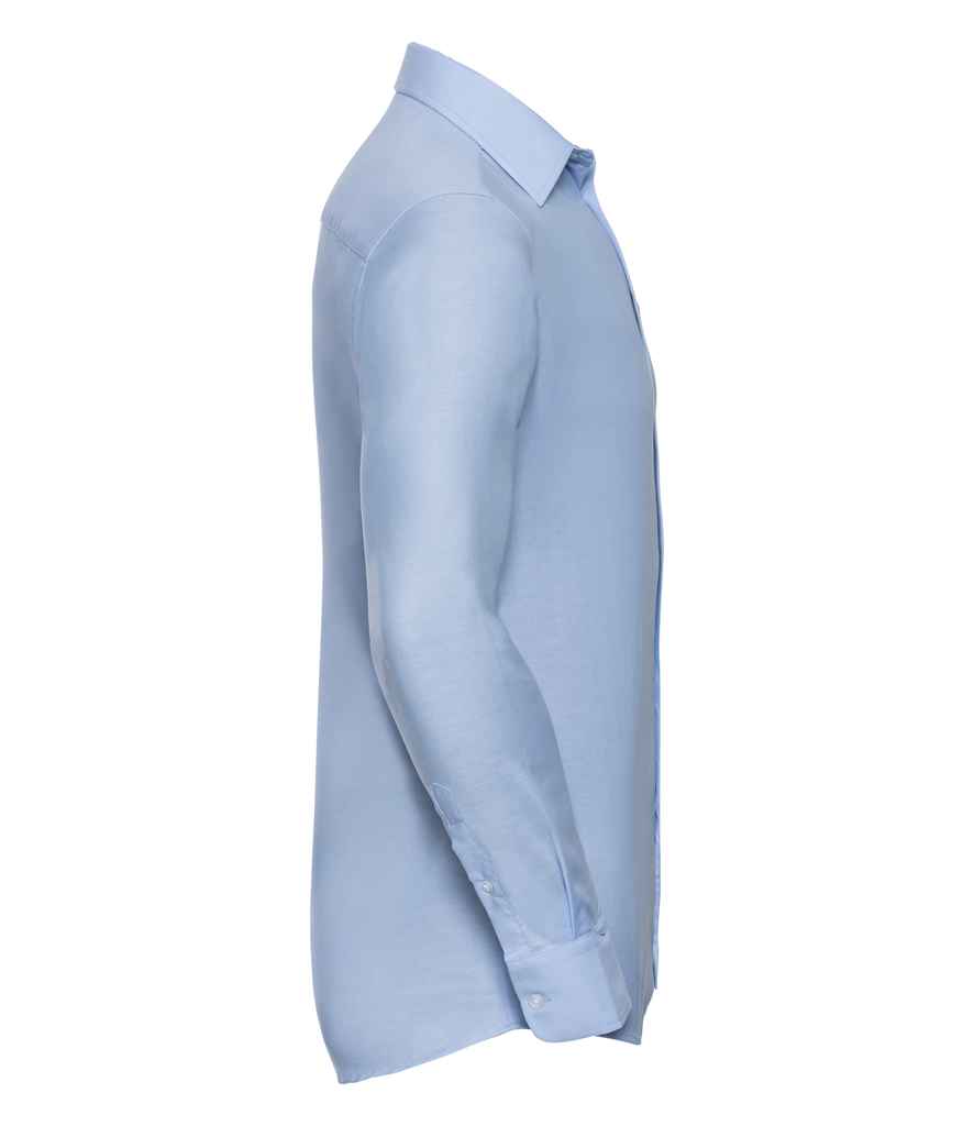 Russell Collection Long Sleeve Tailored Oxford Shirt Russell Collection Long Sleeve Tailored Oxford Shirt