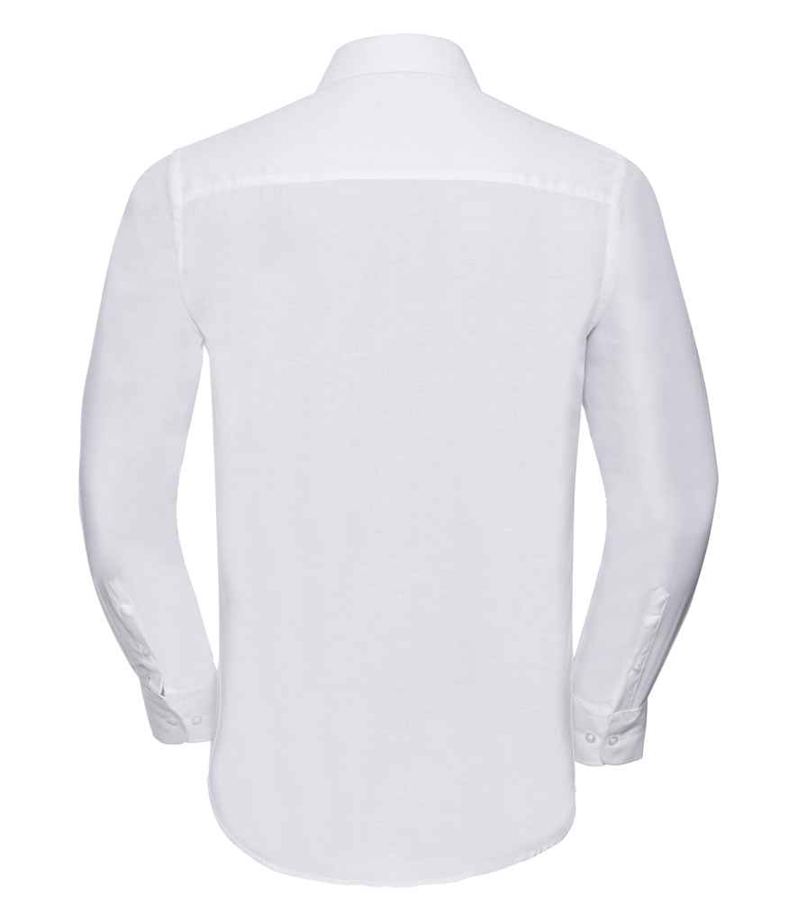 Russell Collection Long Sleeve Tailored Oxford Shirt Russell Collection Long Sleeve Tailored Oxford Shirt
