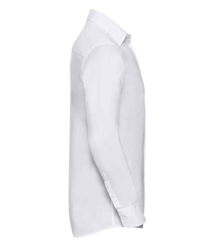 Russell Collection Long Sleeve Tailored Oxford Shirt Russell Collection Long Sleeve Tailored Oxford Shirt