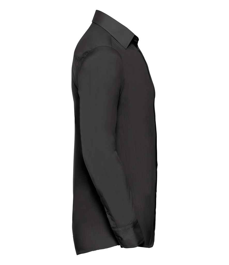 Russell Collection Long Sleeve Tailored Poplin Shirt Russell Collection Long Sleeve Tailored Poplin Shirt