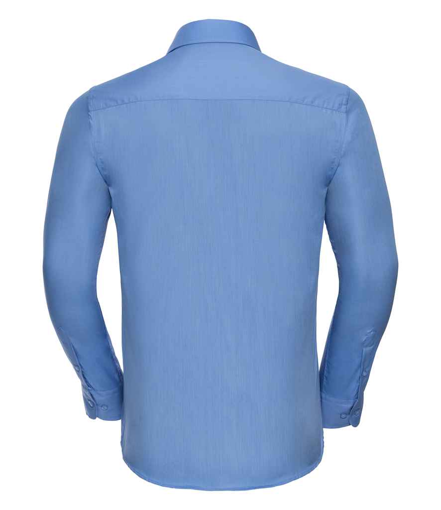 Russell Collection Long Sleeve Tailored Poplin Shirt Russell Collection Long Sleeve Tailored Poplin Shirt