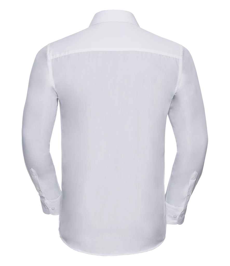 Russell Collection Long Sleeve Tailored Poplin Shirt Russell Collection Long Sleeve Tailored Poplin Shirt