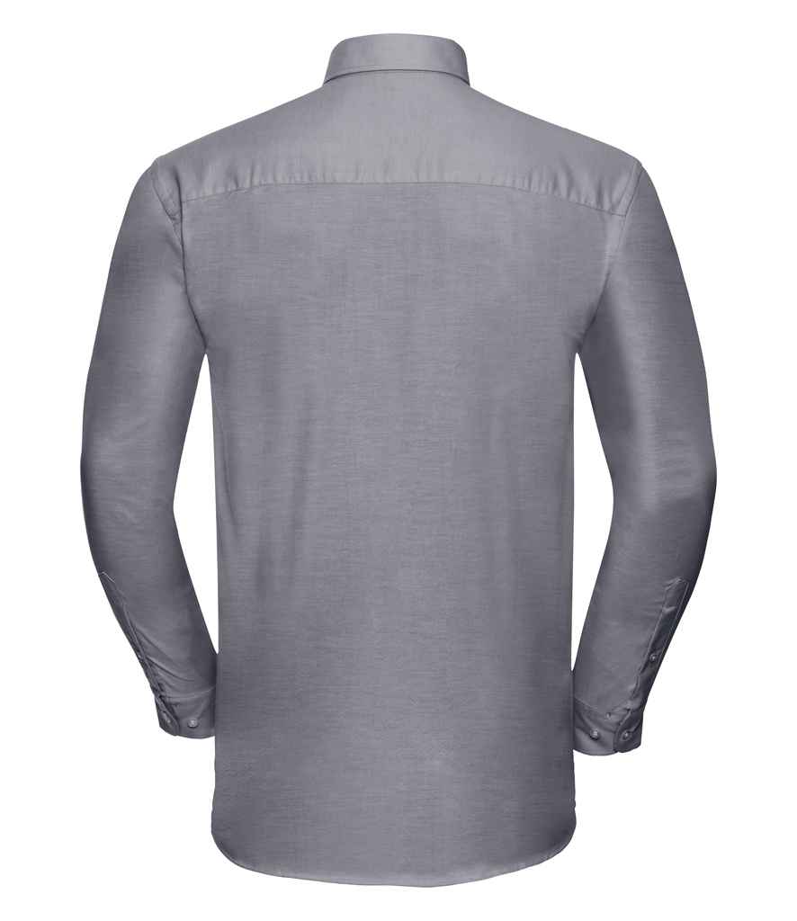 Russell Collection Long Sleeve Easy Care Oxford Shirt Russell Collection Long Sleeve Easy Care Oxford Shirt