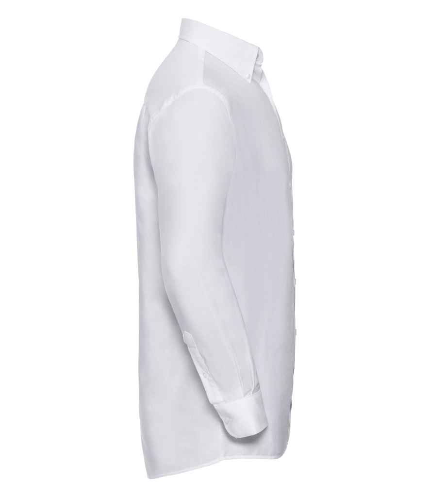 Russell Collection Long Sleeve Easy Care Oxford Shirt Russell Collection Long Sleeve Easy Care Oxford Shirt