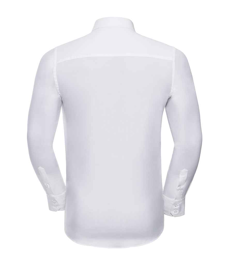 Russell Collection Long Sleeve Easy Care Fitted Shirt Russell Collection Long Sleeve Easy Care Fitted Shirt