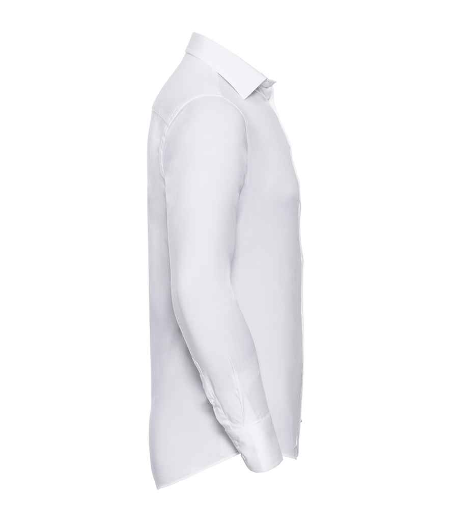 Russell Collection Long Sleeve Easy Care Fitted Shirt Russell Collection Long Sleeve Easy Care Fitted Shirt