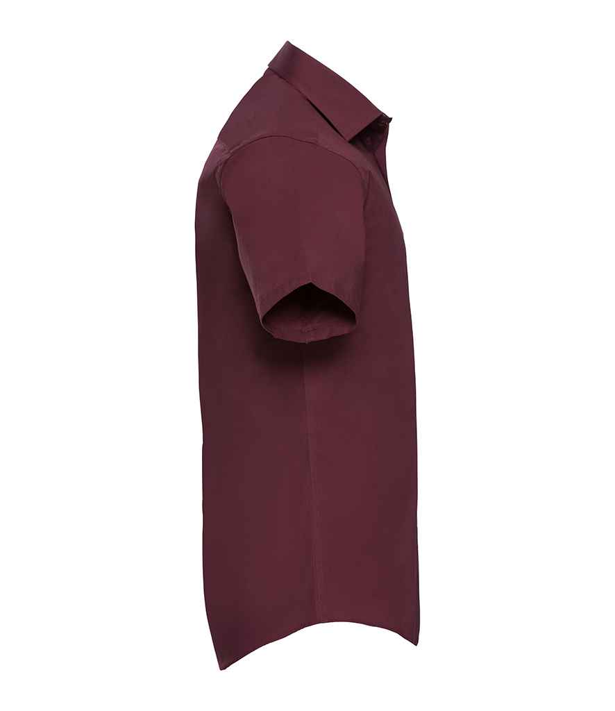 Russell Collection Short Sleeve Easy Care Fitted Shirt Russell Collection Short Sleeve Easy Care Fitted Shirt