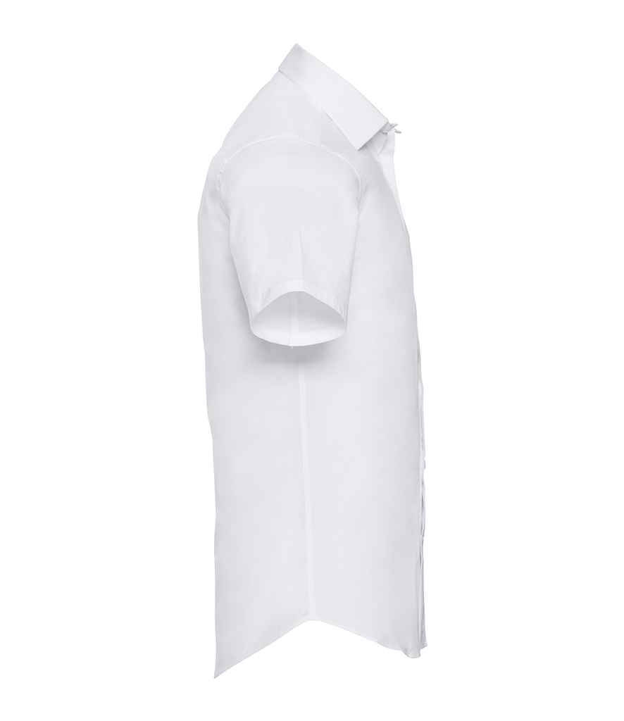 Russell Collection Short Sleeve Easy Care Fitted Shirt Russell Collection Short Sleeve Easy Care Fitted Shirt