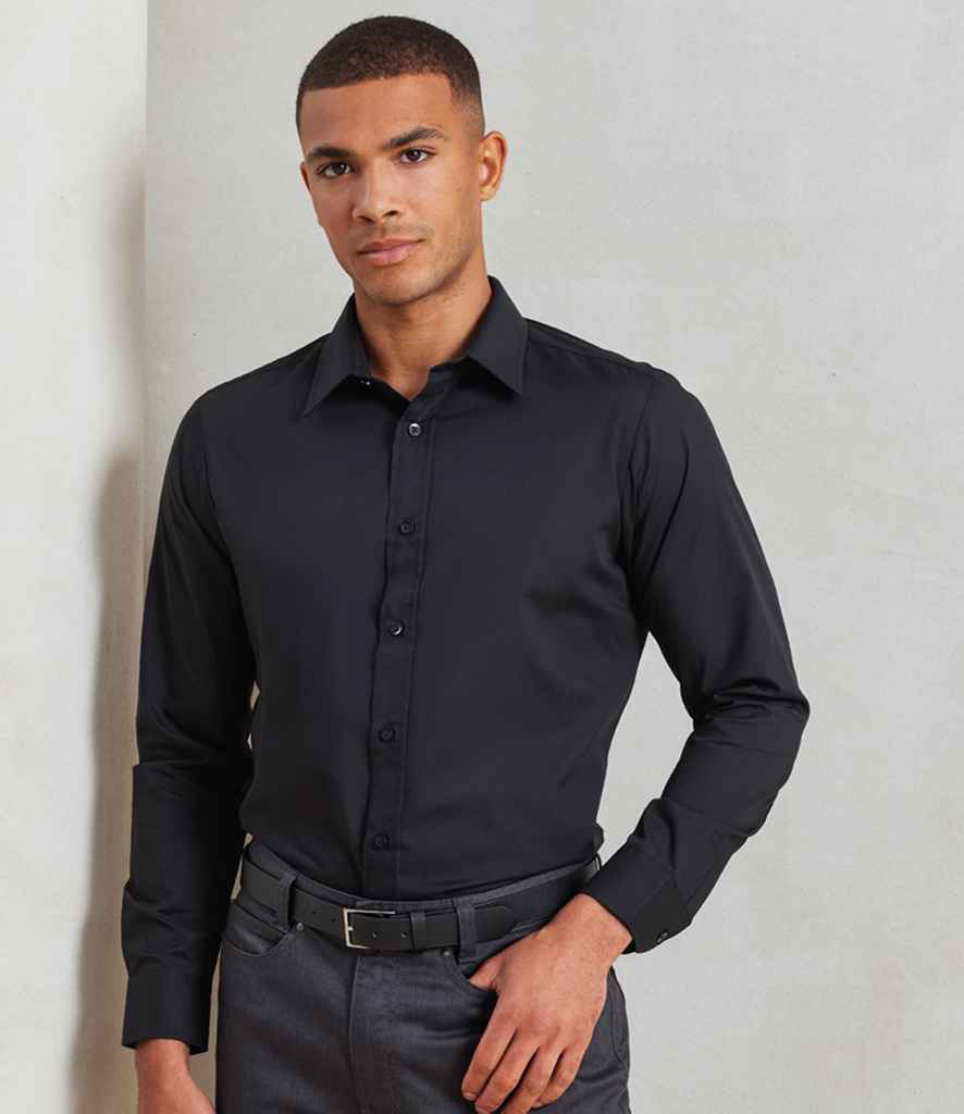 Premier Long Sleeve Fitted Poplin Shirt