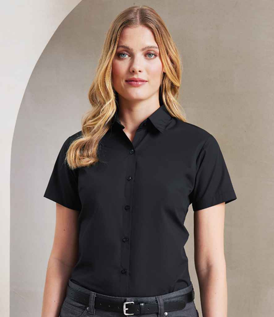 Premier Ladies Supreme Short Sleeve Poplin Shirt