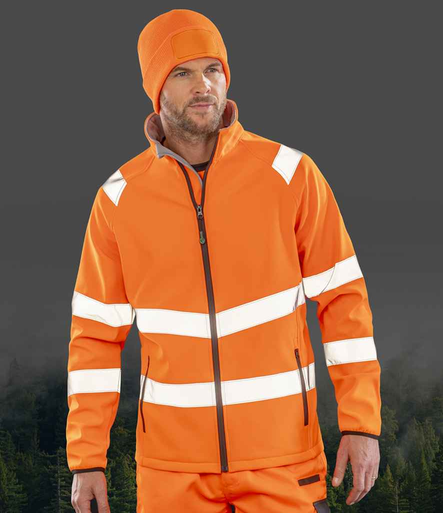Result Genuine Recycled Printable Safety Soft Shell Jacket