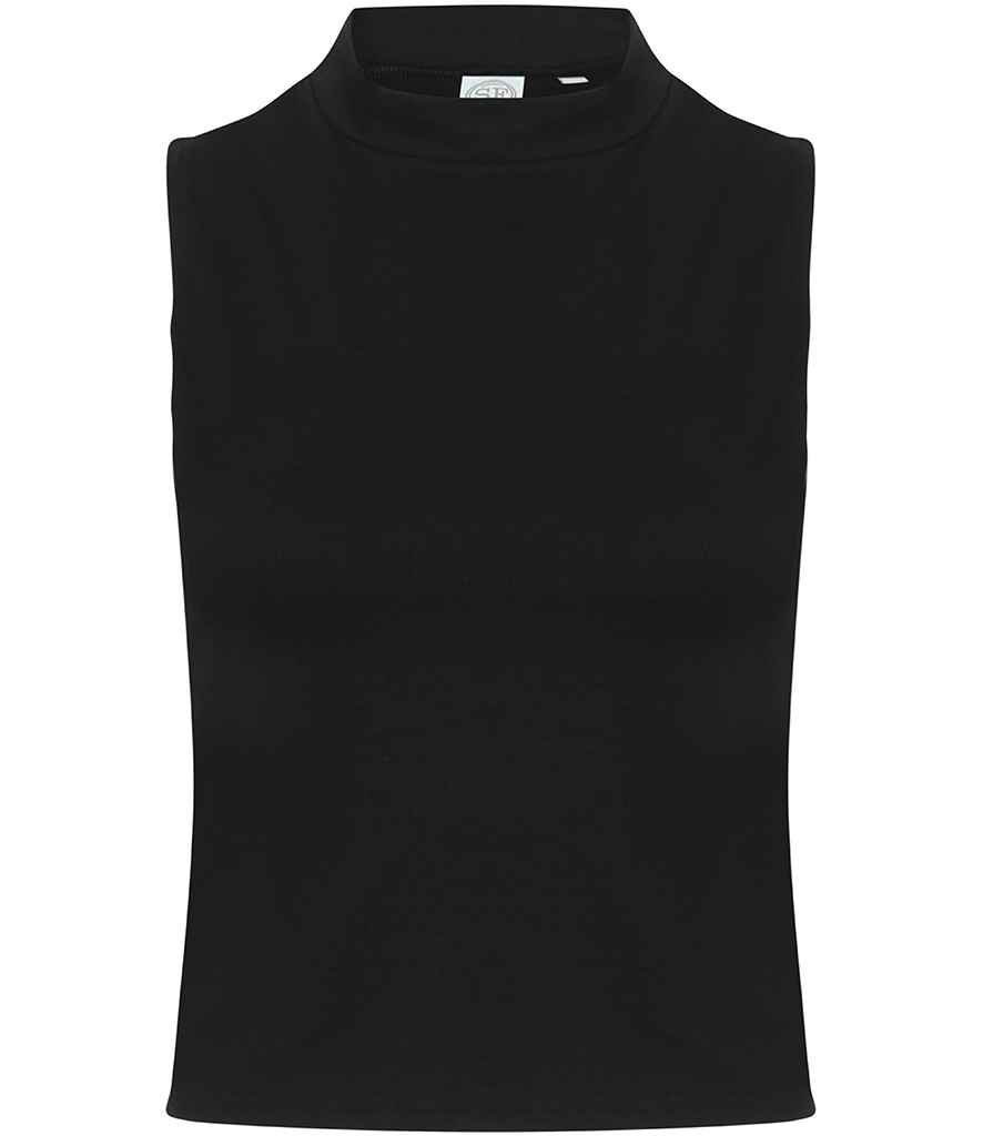 SF Clothing Ladies High Neck Crop Vest