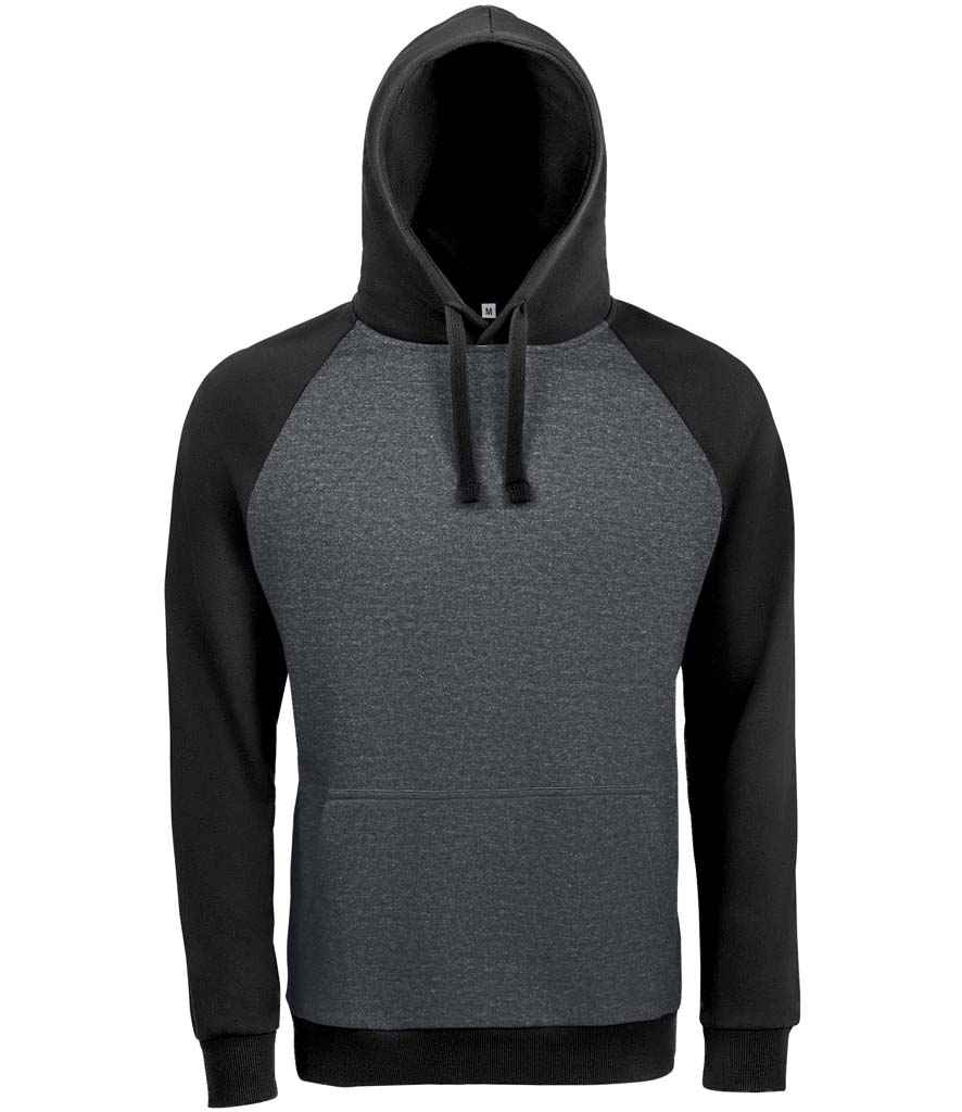 SOL’S Unisex Seattle Contrast Raglan Hoodie