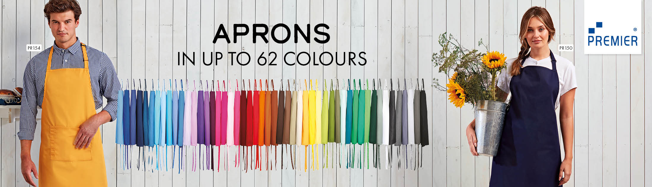 Premier aprons – a colour for every team