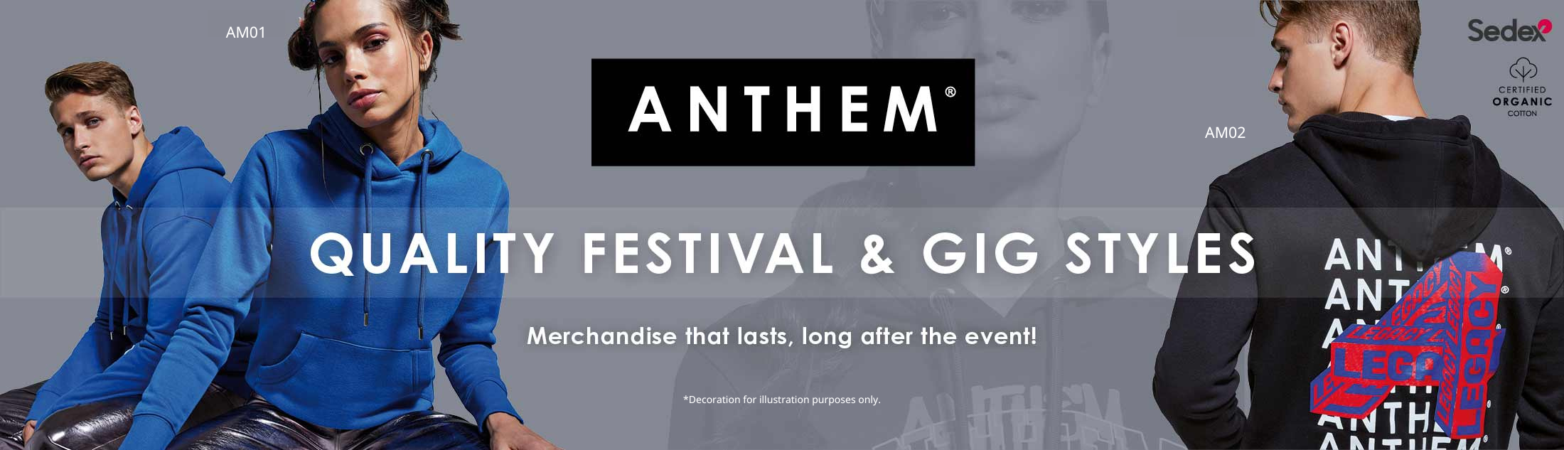 Get festival & gig ready with Anthem
